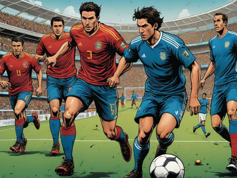 实拍：亚马尔和尼科在场边聊天，俩人都没有代表球队首发